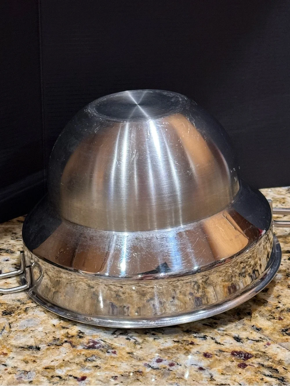 Stainless Steel Double Boiler Insert - Silver- 8.5” top diameter : clean